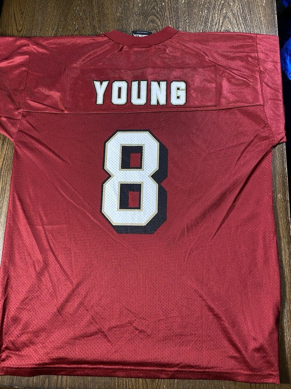 Vtg Logo Athletic Steve Young NFL San Francisco 49ers Jersey Mens L Red AS IS